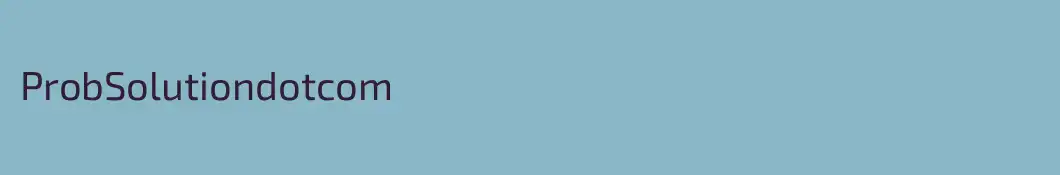 ProbSolutiondotcom