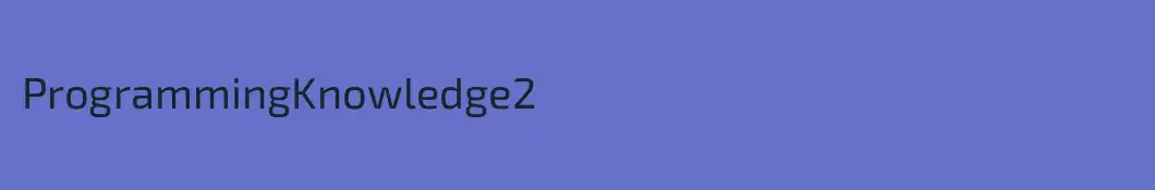 ProgrammingKnowledge2