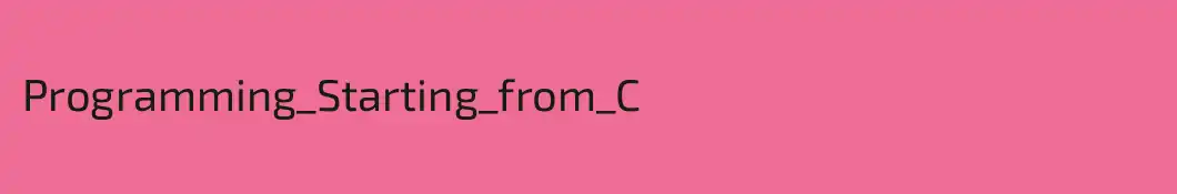 Programming_Starting_from_C
