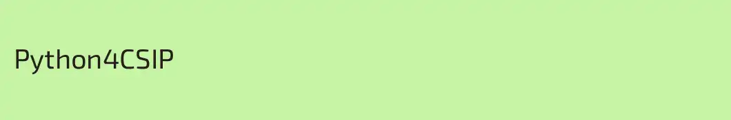 Python4CSIP