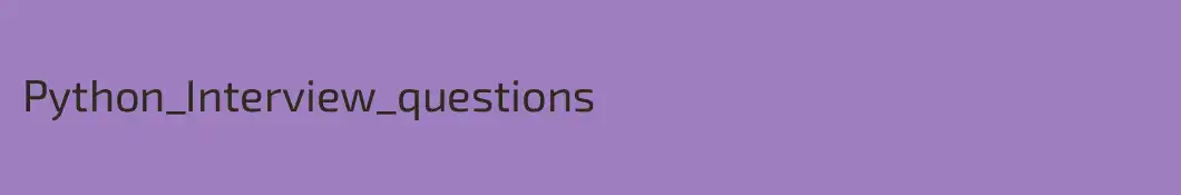 Python_Interview_questions