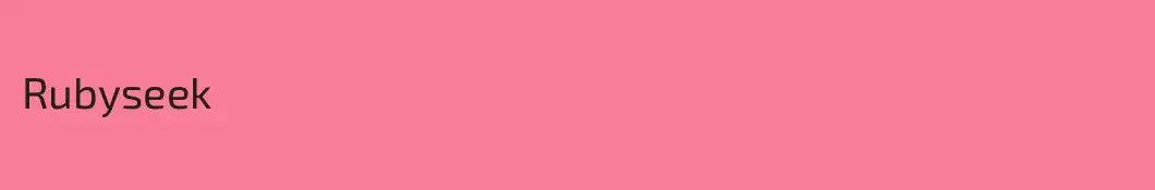 Rubyseek
