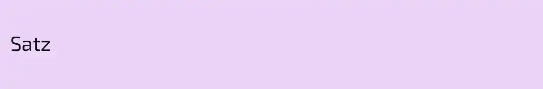 Satz