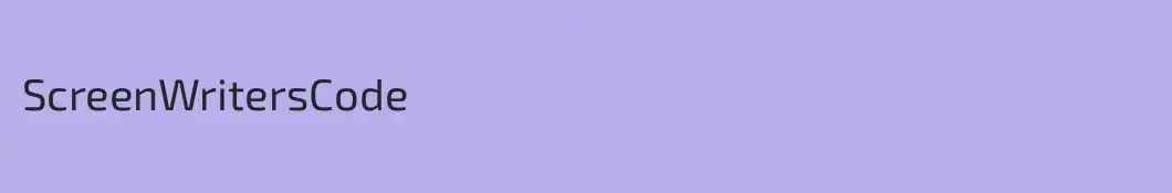 ScreenWritersCode