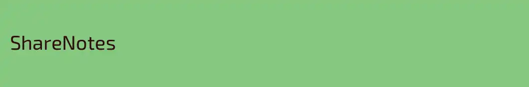 ShareNotes