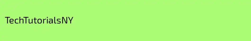 TechTutorialsNY