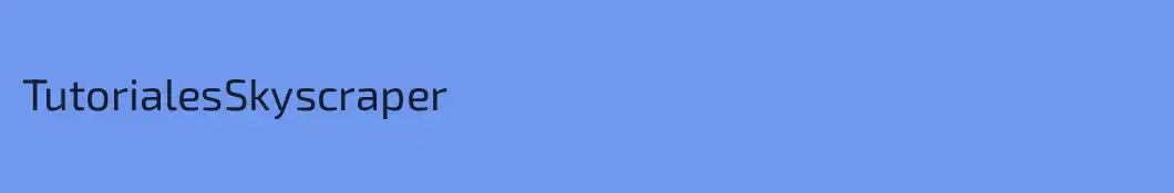 TutorialesSkyscraper