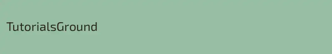 TutorialsGround