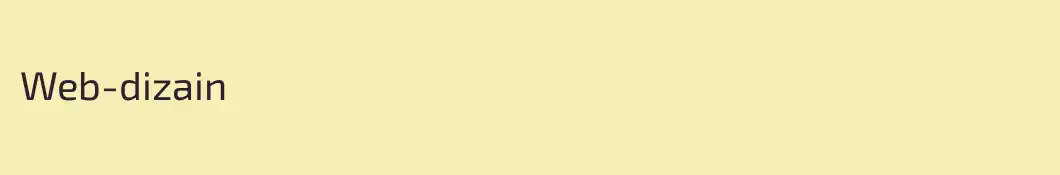 Web-dizain