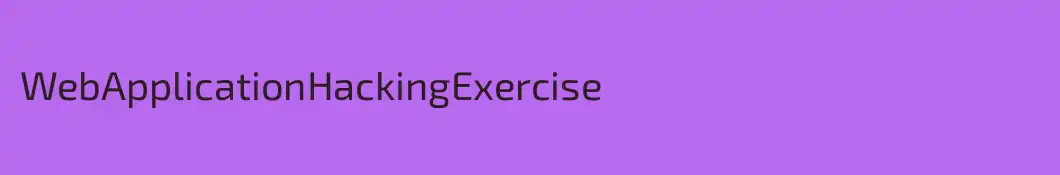 WebApplicationHackingExercise