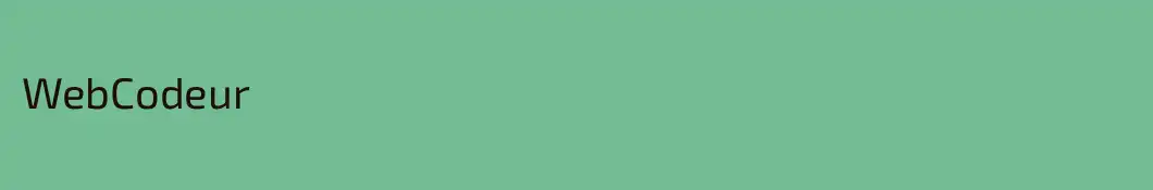 WebCodeur
