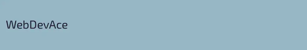 WebDevAce