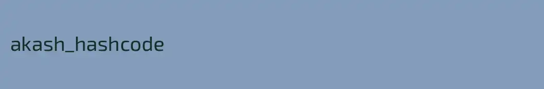 akash_hashcode