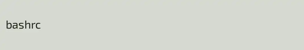 bashrc