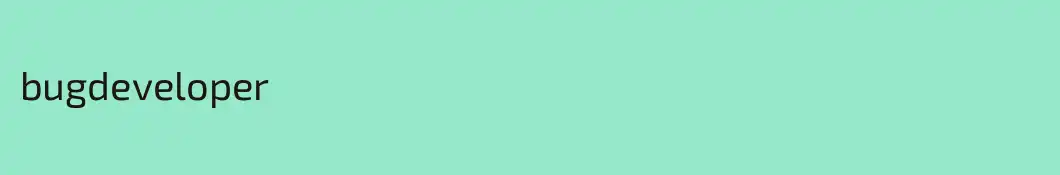 bugdeveloper