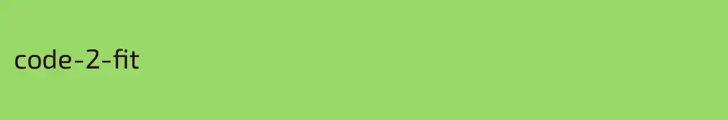 code-2-fit