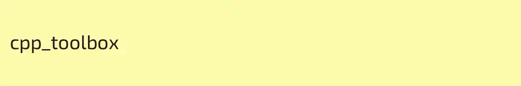 cpp_toolbox