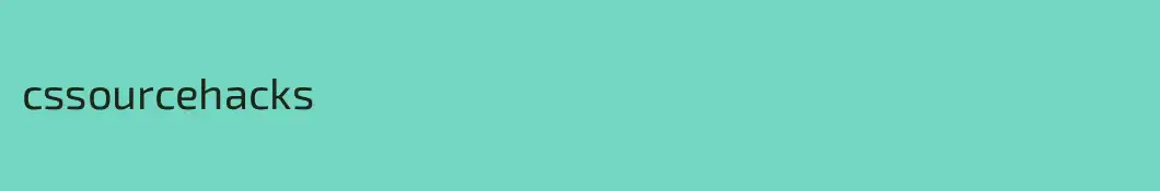 cssourcehacks