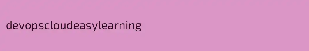 devopscloudeasylearning