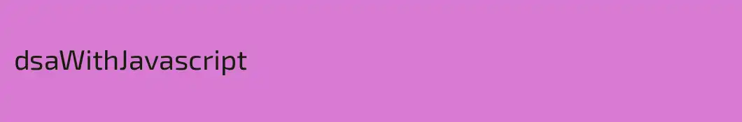 dsaWithJavascript