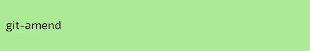 git-amend