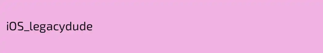 iOS_legacydude
