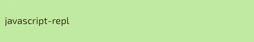 javascript-repl
