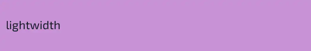 lightwidth