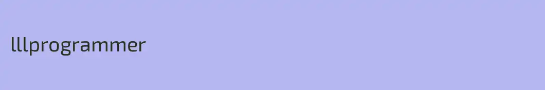 lllprogrammer