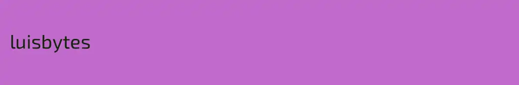 luisbytes