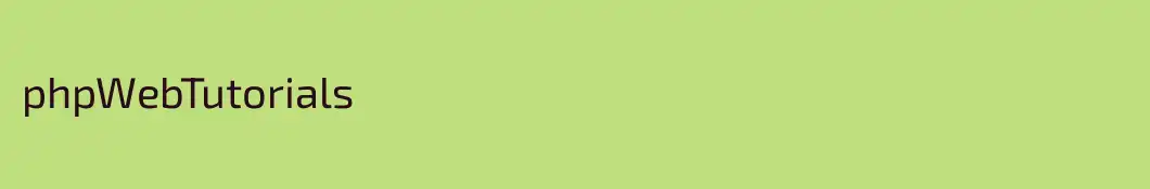 phpWebTutorials