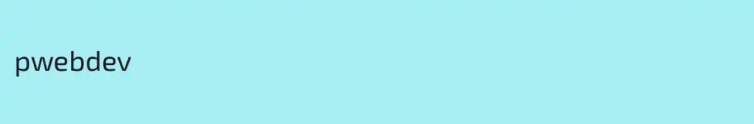 pwebdev