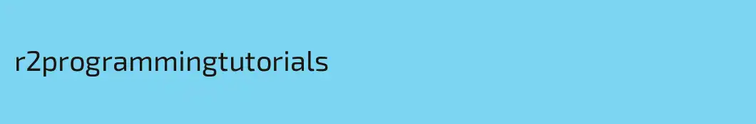 r2programmingtutorials