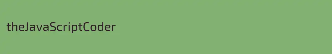 theJavaScriptCoder