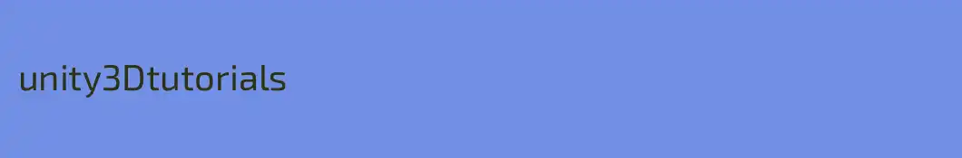 unity3Dtutorials