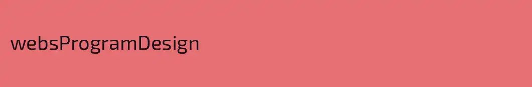 websProgramDesign